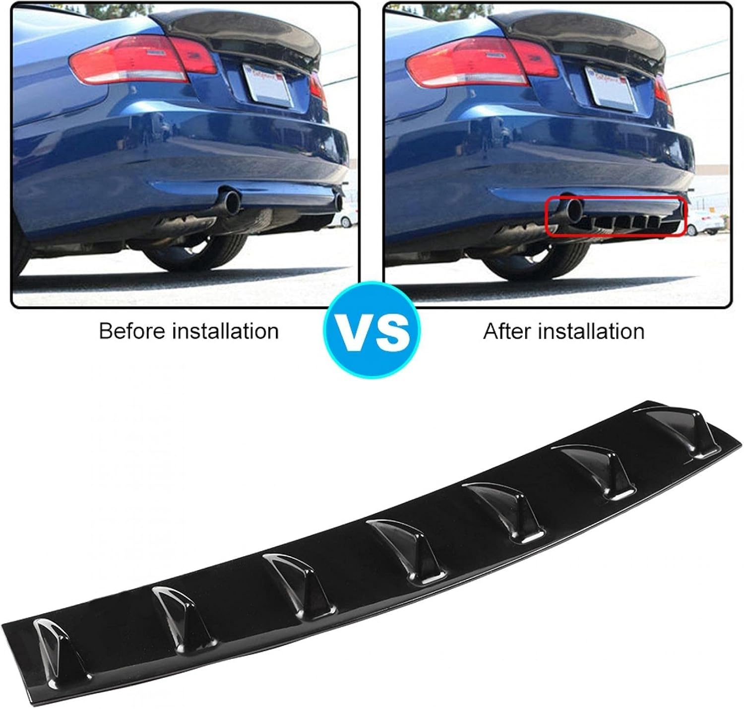 Rear Bumper Lip Diffuser Pack of 2 F5315