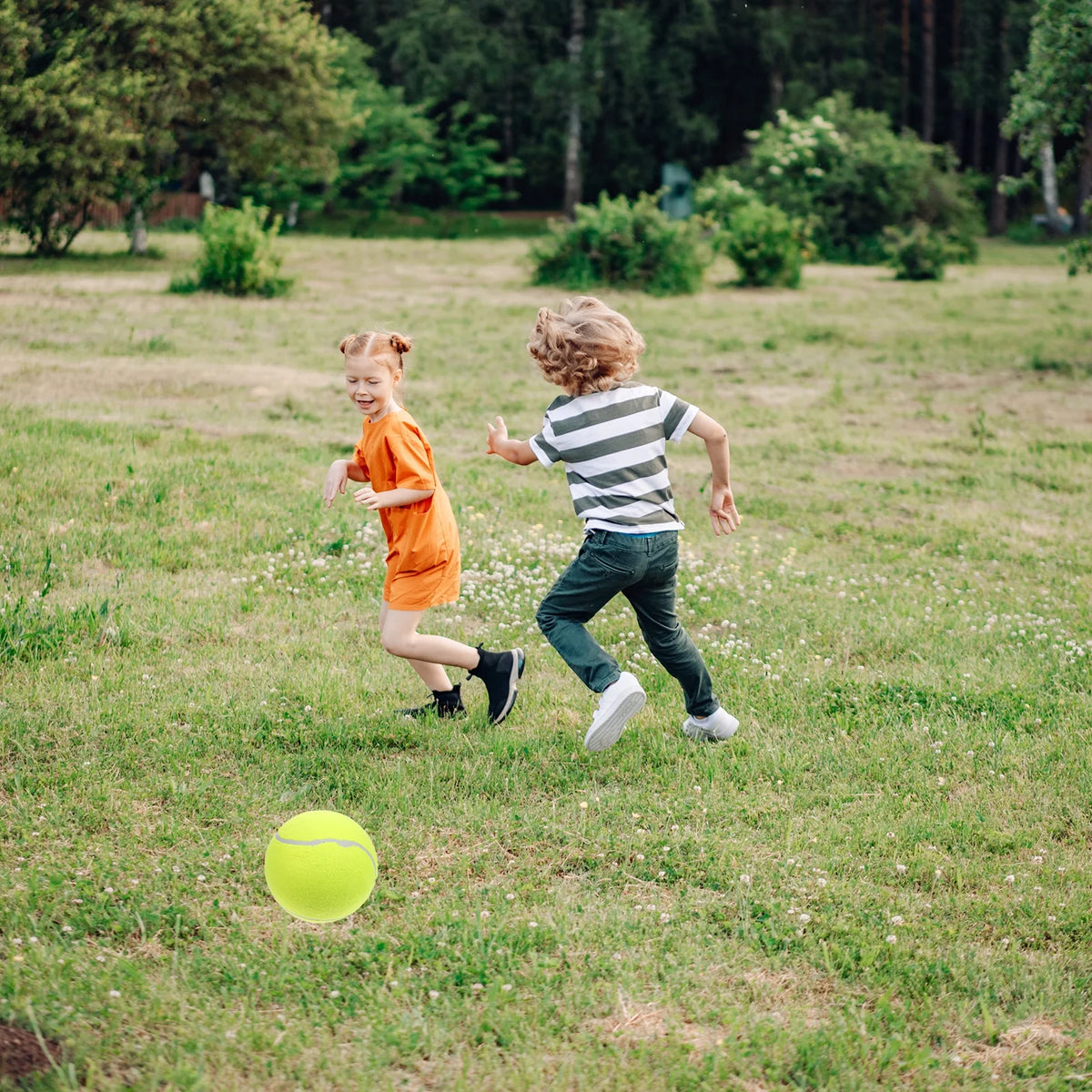 20cm Inflatable Flannel Tennis Ball I9797