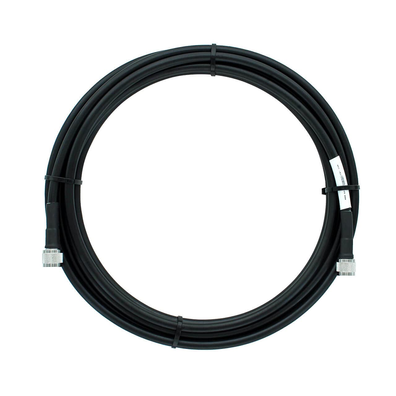 50-ohm N-Male to N-Male Black Coax Cable 60ft L65725