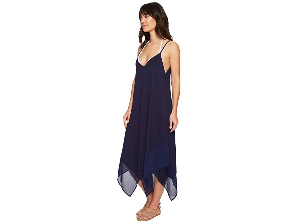 Blue Scarf Dress Swim Cover-Up A270