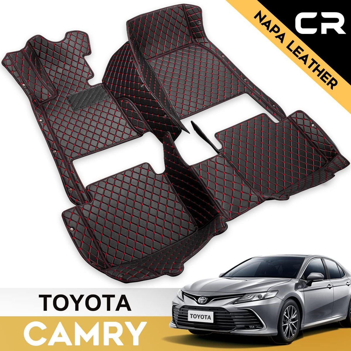 Leather Custom Floor Mats for Toyota Camry D508032