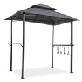 Grey Outdoor Grill Gazebo with Steel Frame Y367