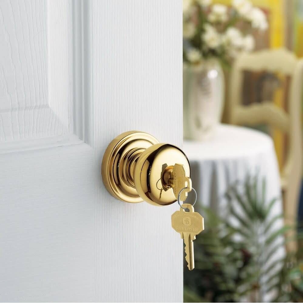 Venetian Bronze Keyed Entry Door Knob P33266