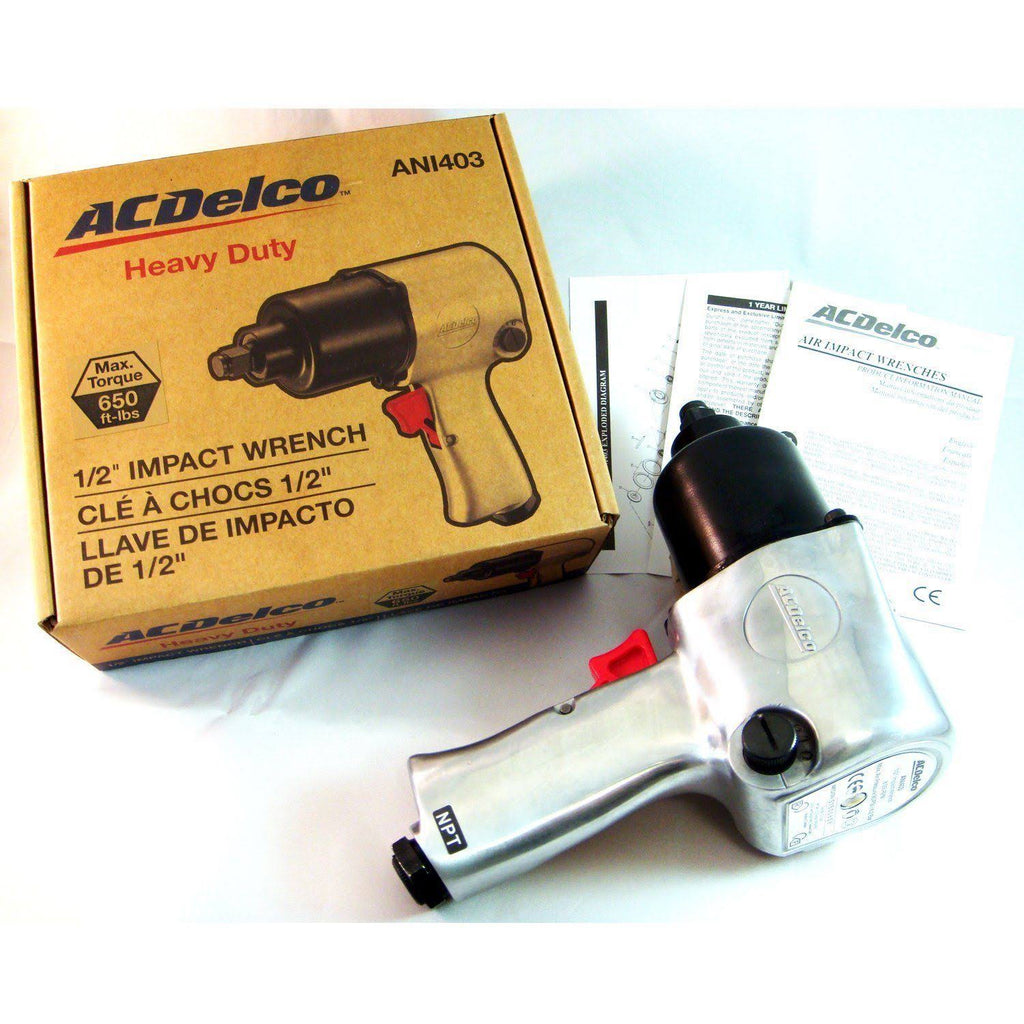 1/2-Inch Air Impact Wrench, 650 ft-lbs, Twin Hammer A731