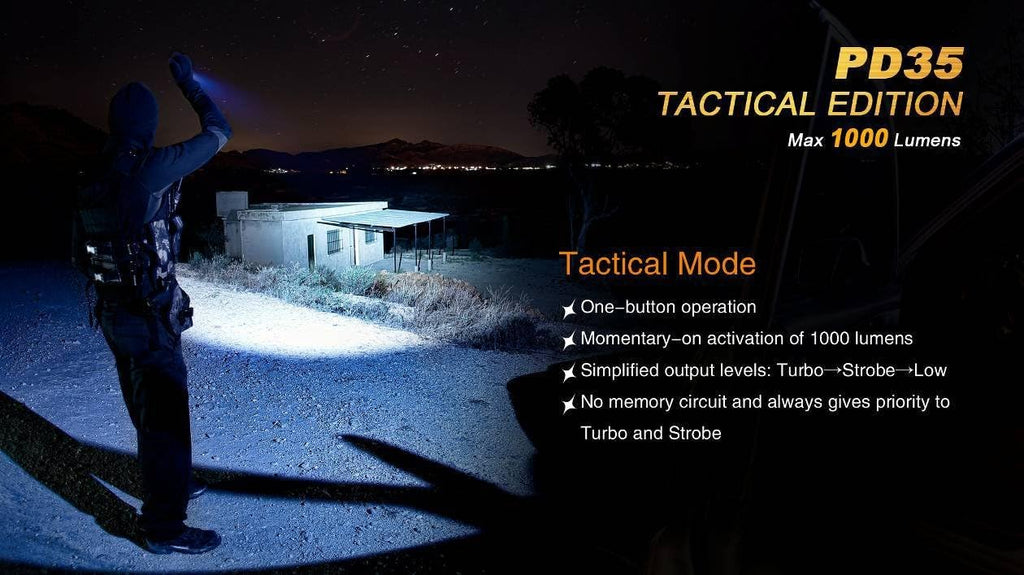 Tactical Flashlight with Two CR123A Lithium Batteries P62897