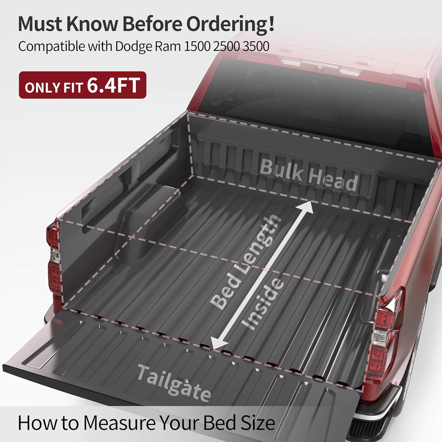 Soft Quad Fold Truck Bed Tonneau Cover H7014
