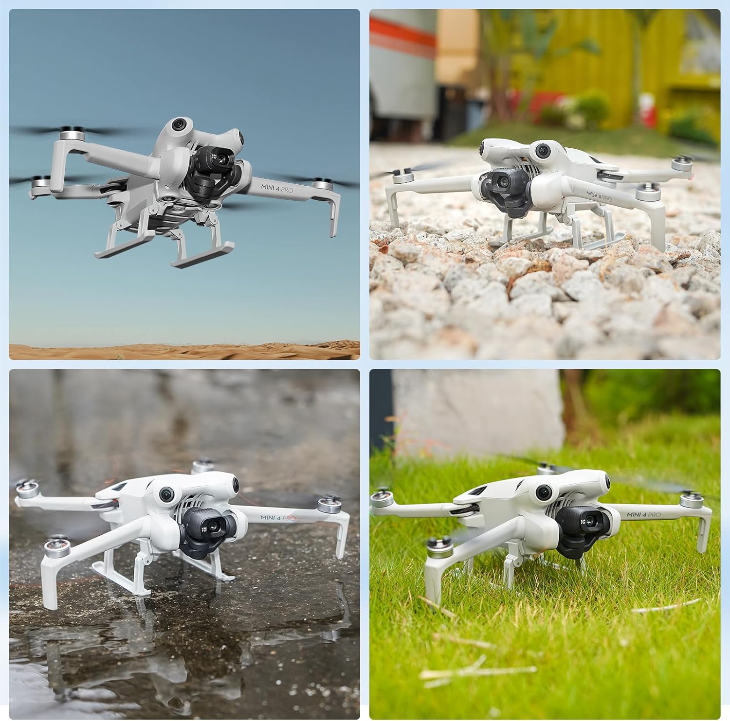 Foldable Extension Leg Stand Protector Kit for Mini 4 Pro Drone Z6992