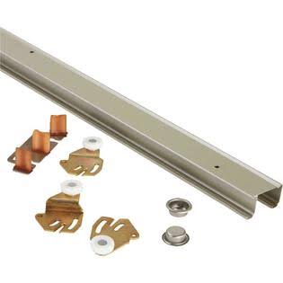 48 in. Steel Bypass Door Hardware Set W93830