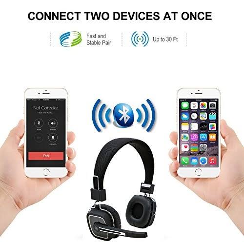 Trucker Bluetooth Headset with Noise Canceling Microphone F1700