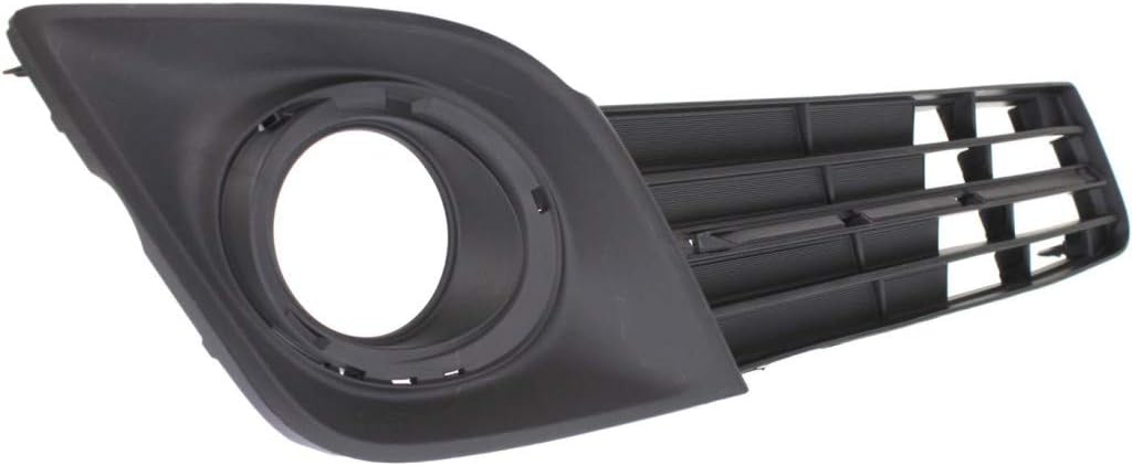 Fog Light Cover for Toyota Camry 2012 2013 2014 Passenger Side Textured with Fog Light Hole Pack of 2 M14882