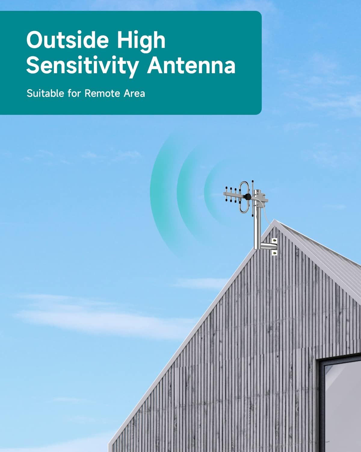 Cell Phone Signal Booster for 3G 4G LTE & 5G, Up to 4,500 sq ft Coverage C96978