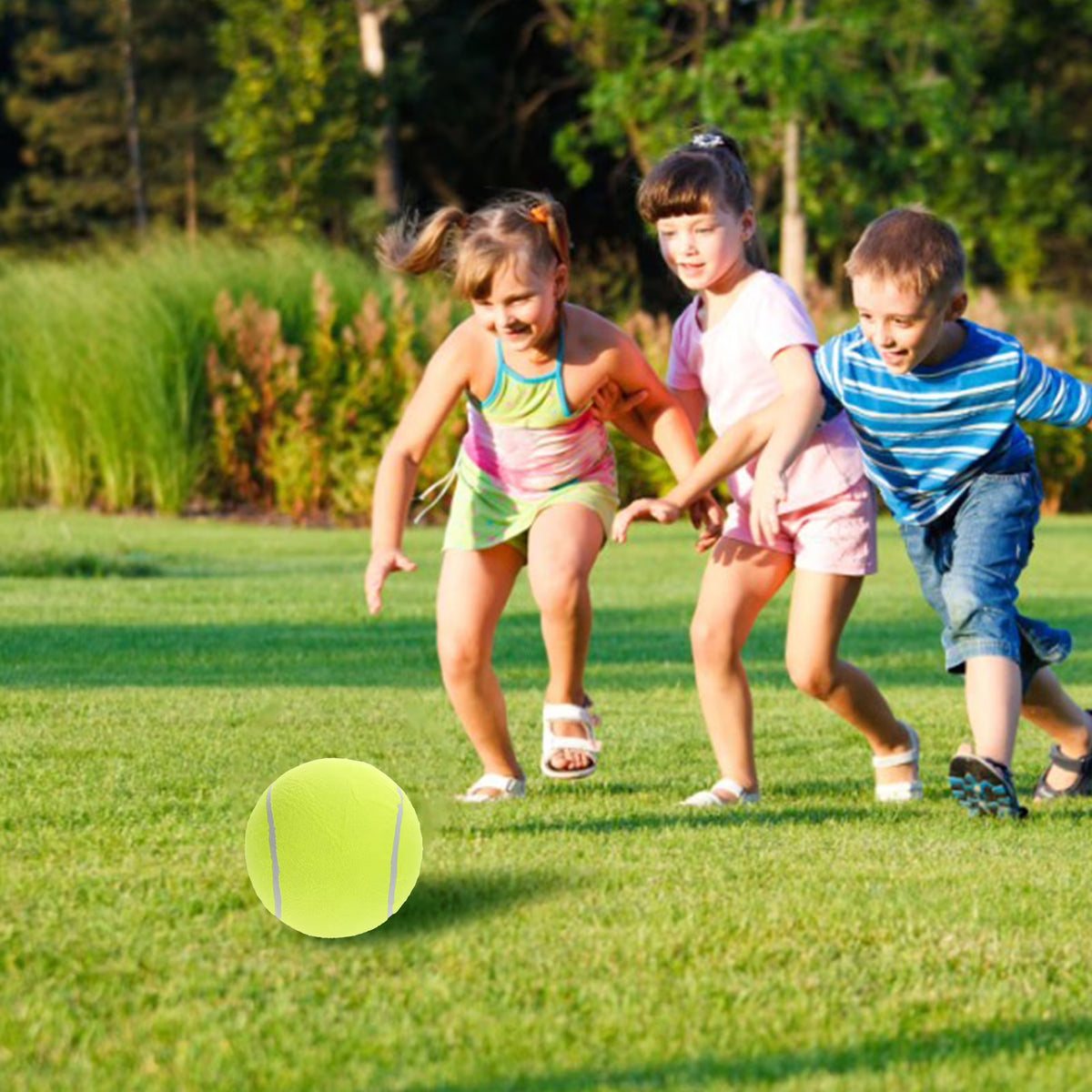 20cm Inflatable Flannel Tennis Ball I9797