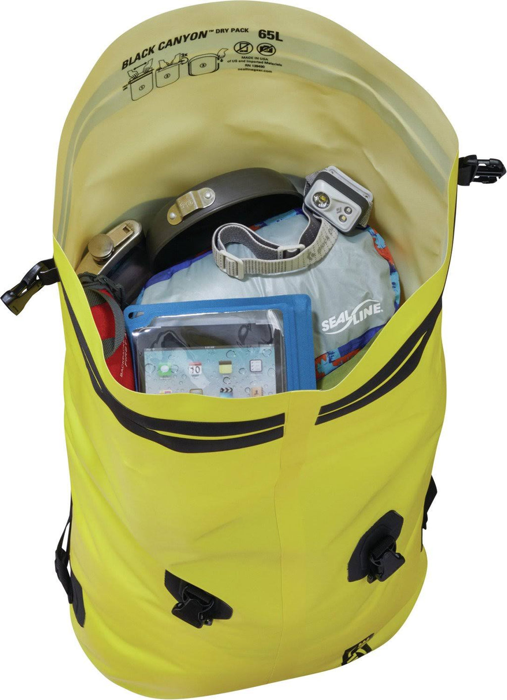Blue 65 Liter Dry Pack S724