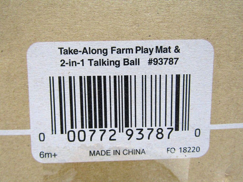 2-in-1 Talking Ball and Take-Along Farm Play Mat H690