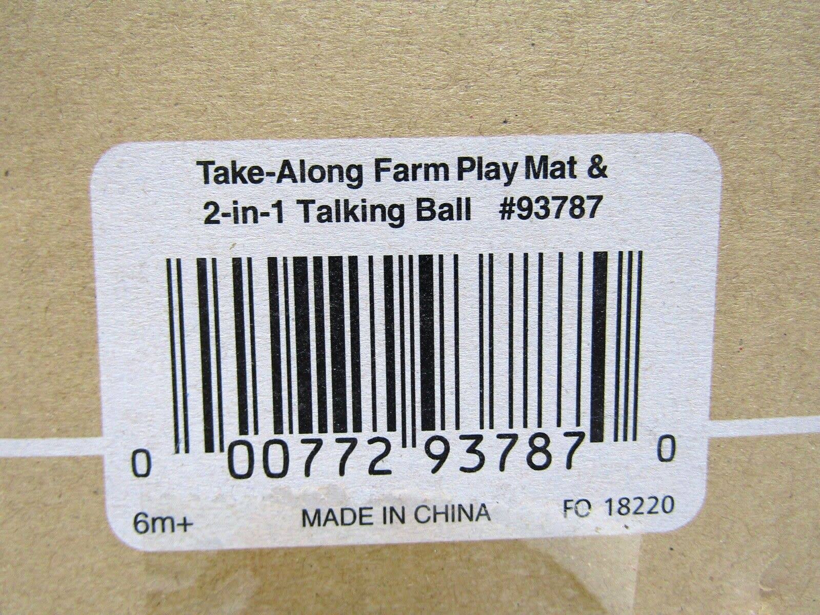2-in-1 Talking Ball and Take-Along Farm Play Mat H690