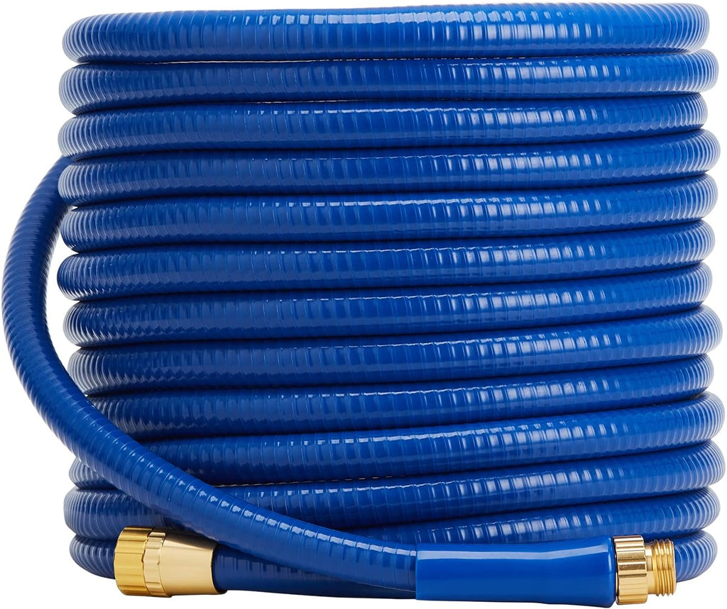 Reinforced Garden Hose 5/8 in. x 50 ft with Brass Fittings Pack of 2 C5337