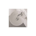 Ceramic Wall Mount Bathroom Sink with Overflow H31355