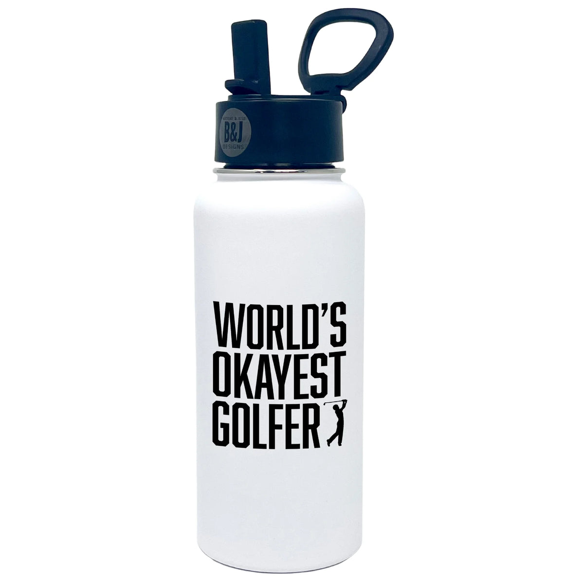 White 32 oz Water Bottle W383