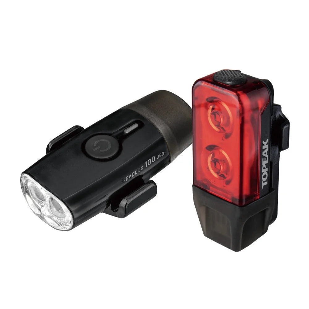 USB Combination Light Set with Bike Seat Bag T9143