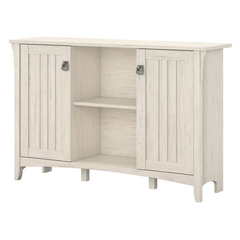 Antique White Storage Cabinet with Doors S818