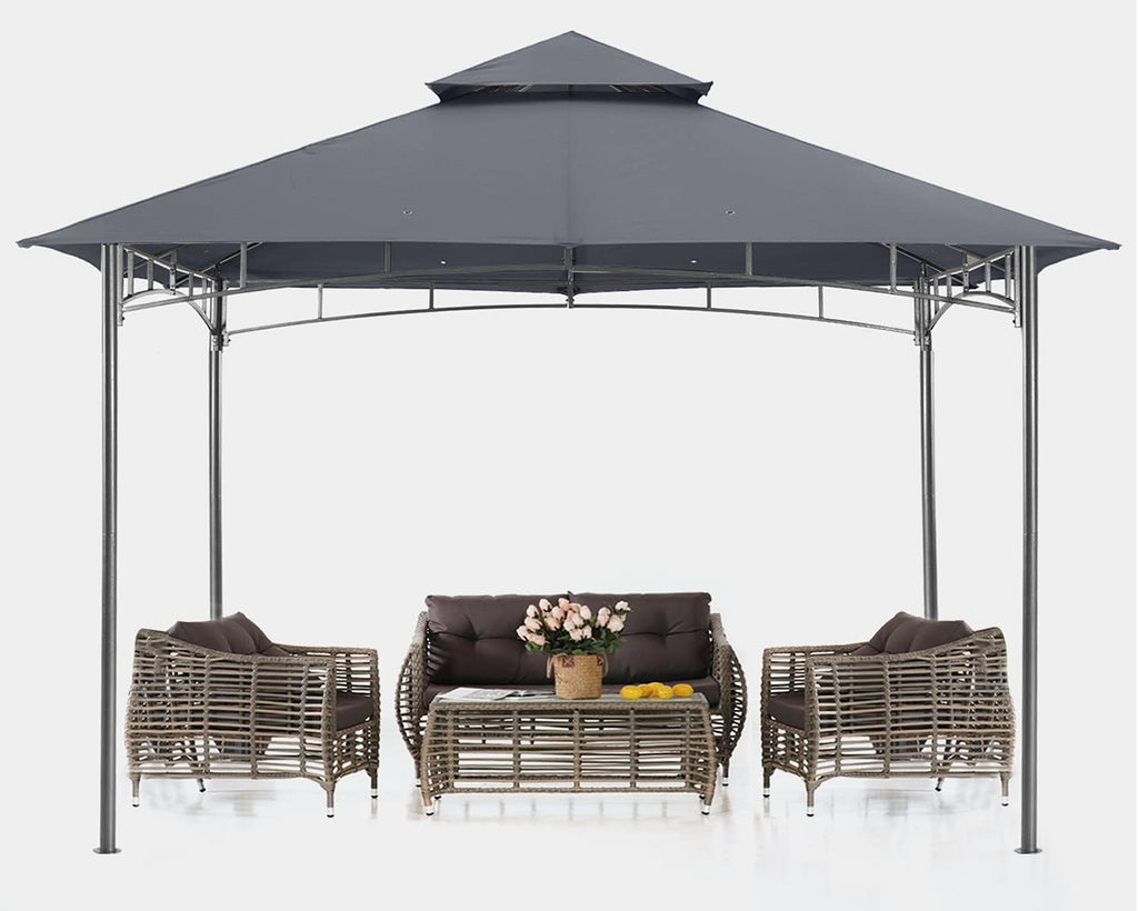 Khaki 8X 8 Outdoor Gazebo L9460
