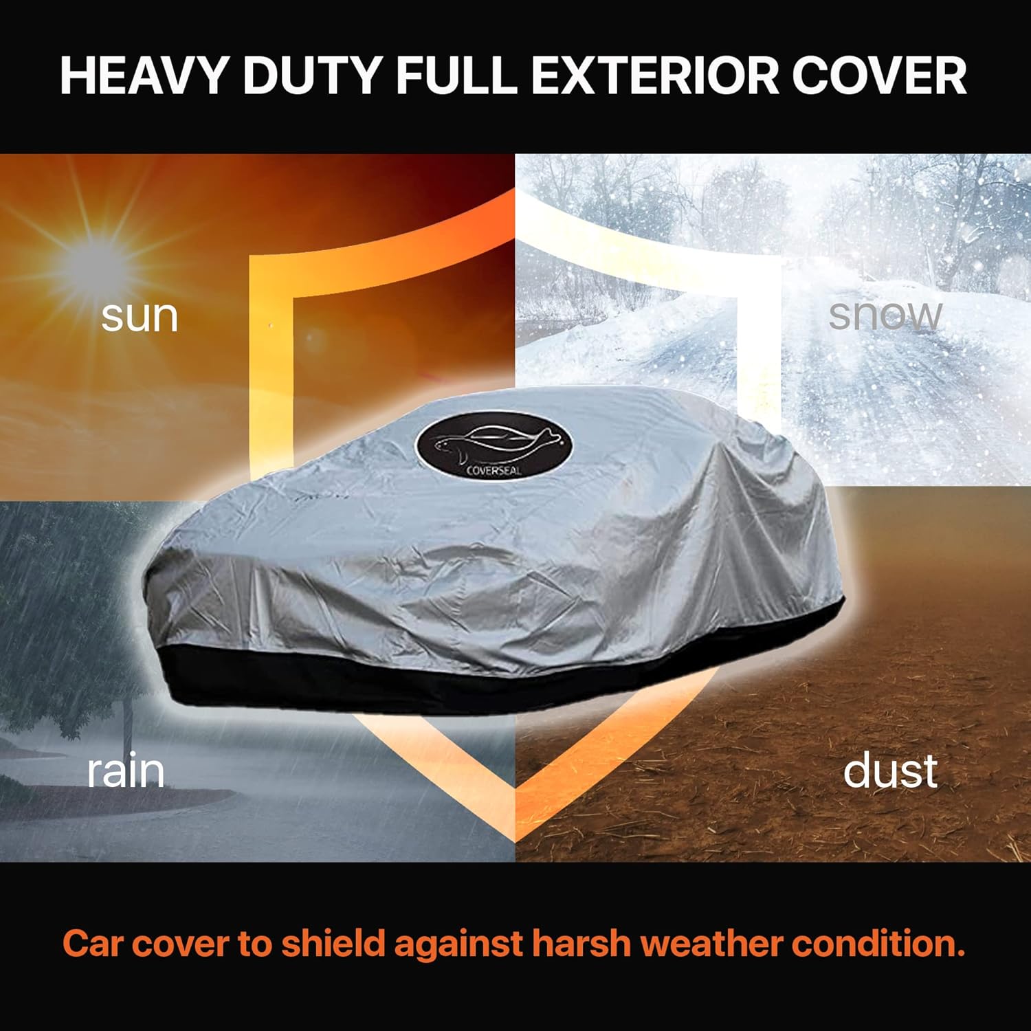 Heavy Duty Outdoor Car Cover Y77063