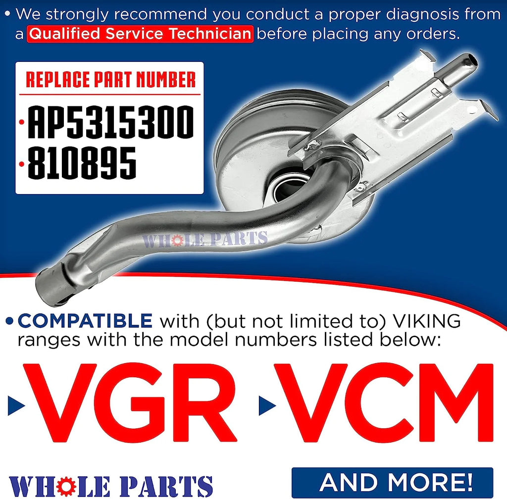 Top Front Burner Assembly W630