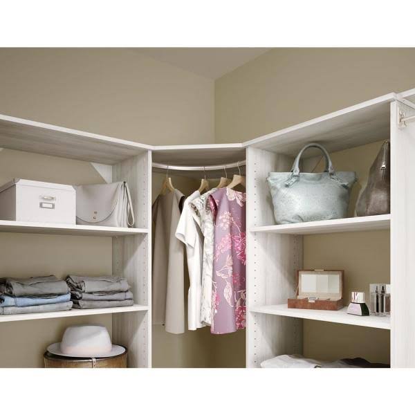 Bleached Walnut Corner Shelf Kit Q689
