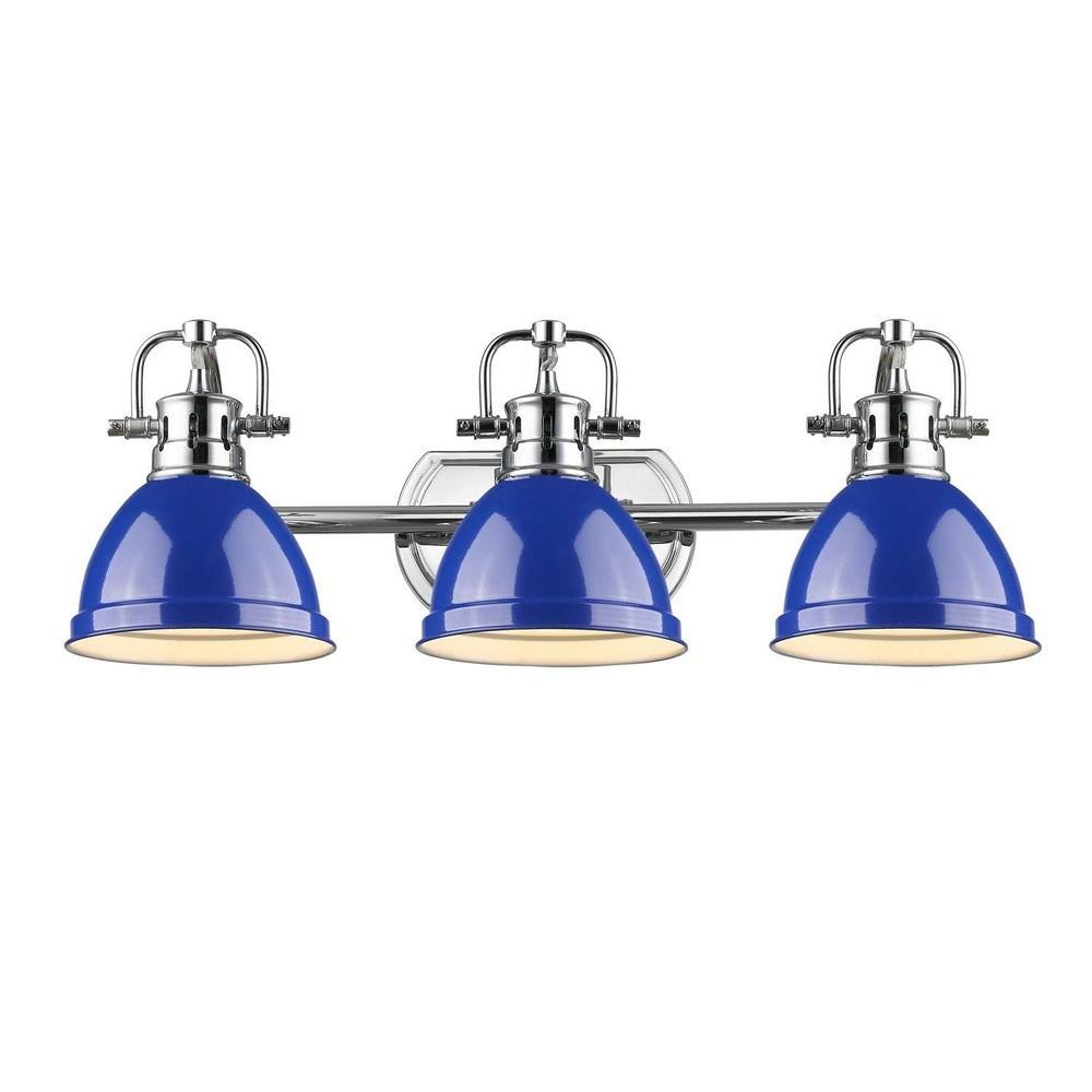 Matte Black 3 Light Bath Vanity H5069