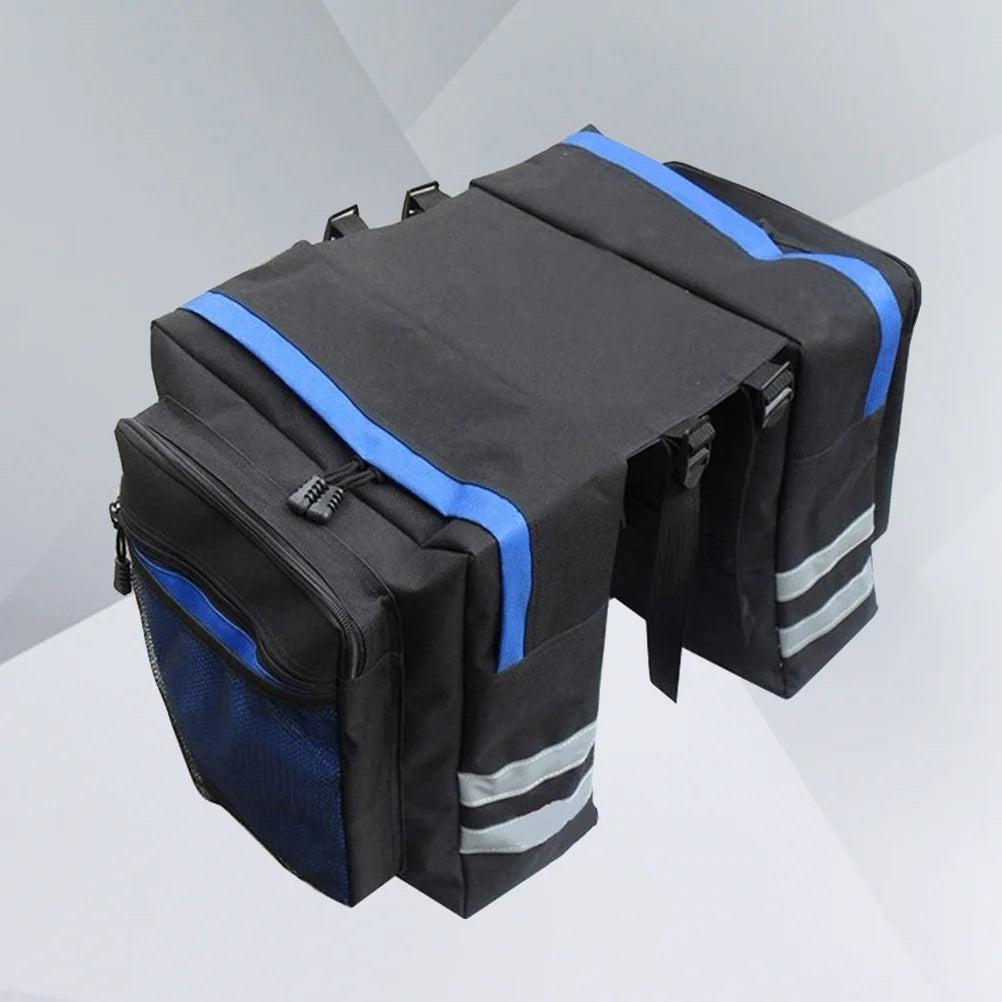 Blue Waterproof Cycling Rear Seat Bag Pannier L305