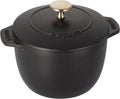 Matte Black Cast Iron Petite French Oven Q586666