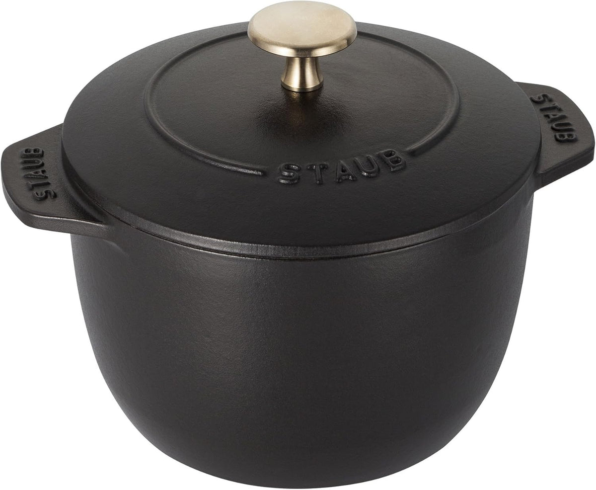 Matte Black Cast Iron Petite French Oven Q586666