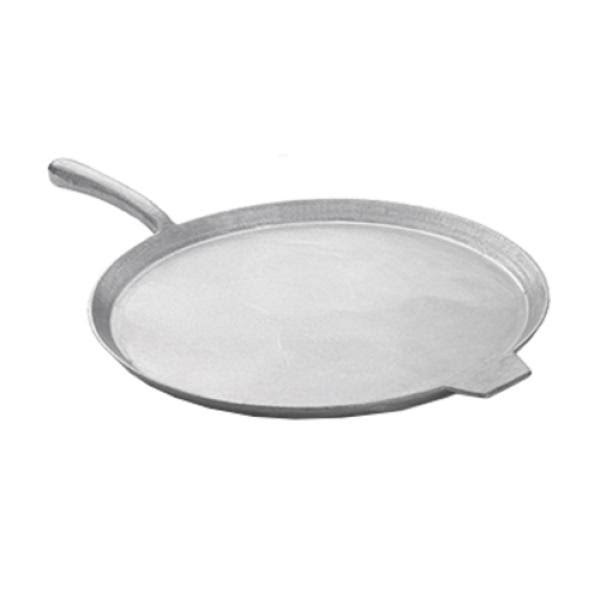 Black 14x22 Sand Cast Aluminum Pizza Tray with Handle I617686