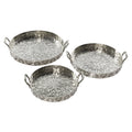 Silver Aluminum Tray (Set of 3) R897842