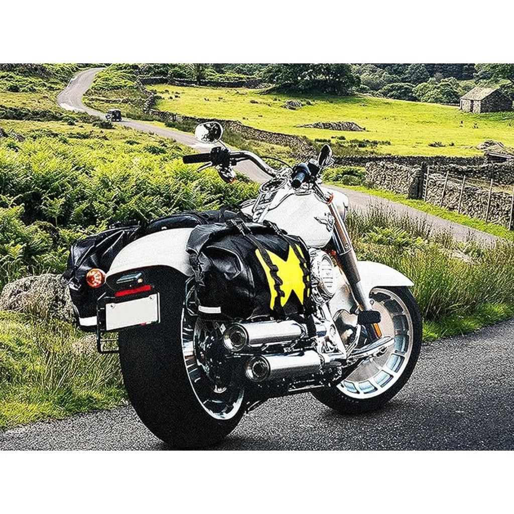 25L Waterproof Motorcycle Saddlebags G989261