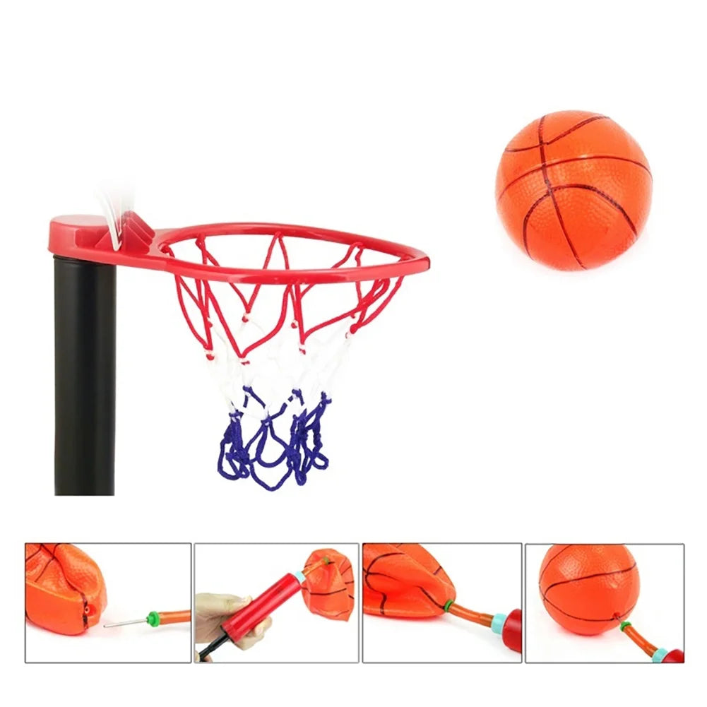 Adjustable Kids Mini Basketball Hoop Stand Toys A4933