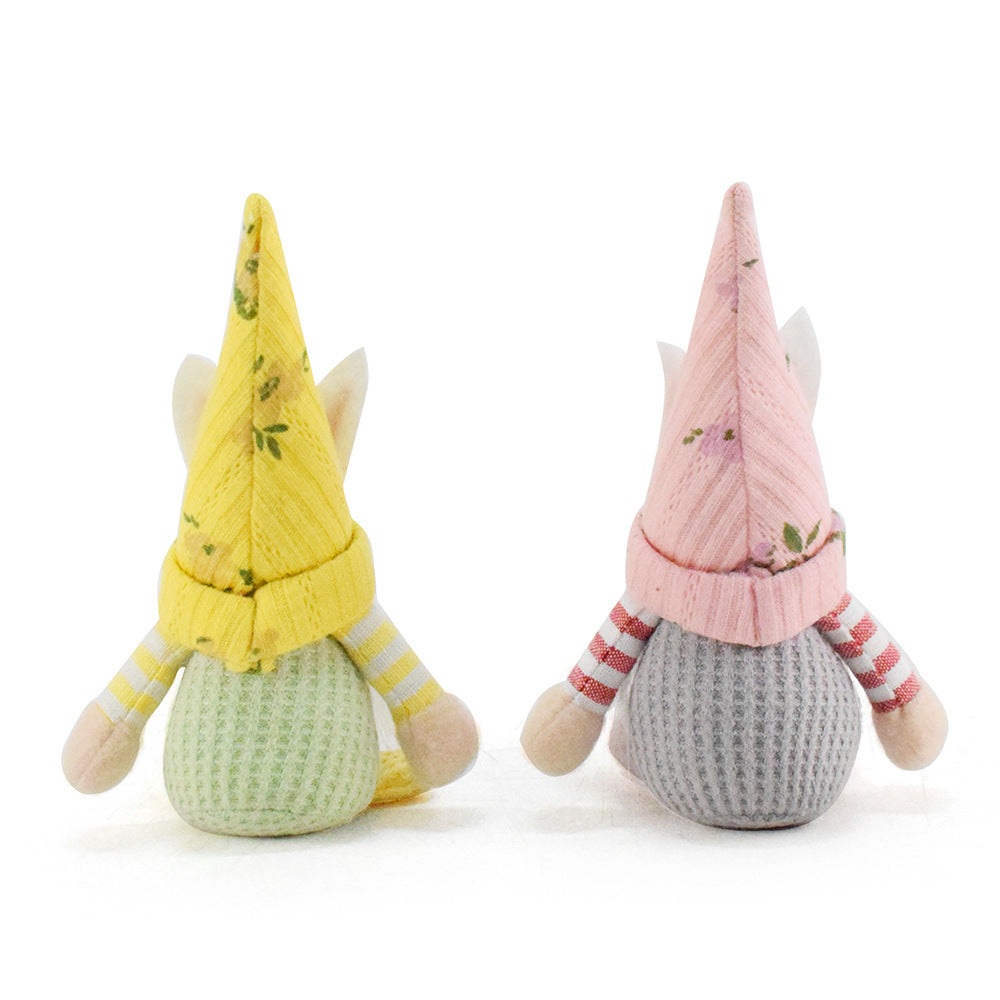 2 Pack Plush Gnome Decorations V494343