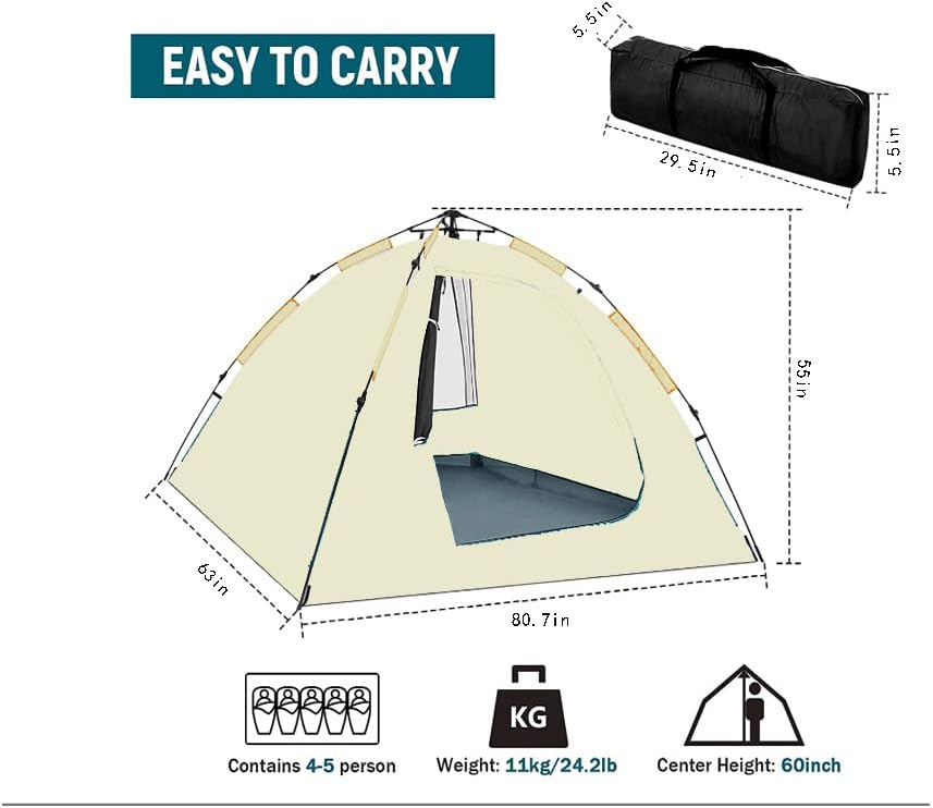Camping Dome Tent Waterproof Portable Backpack Tent Z647053