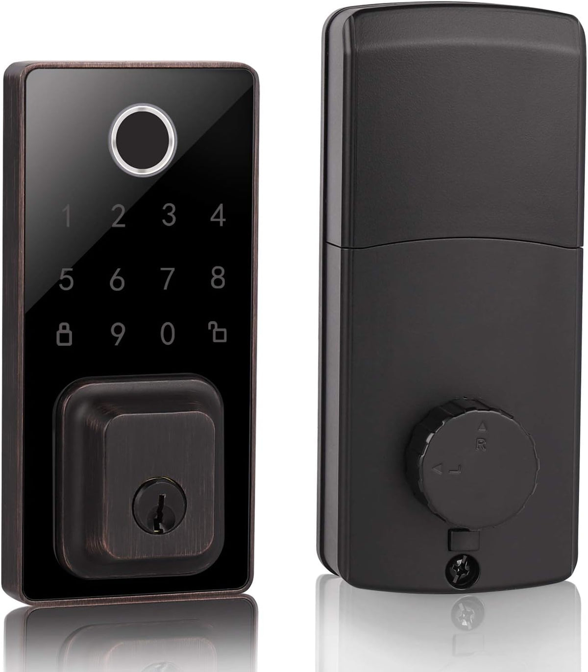Oil Rubbed Bronze Keyless Entry Deadbolt Smart Lock I924629