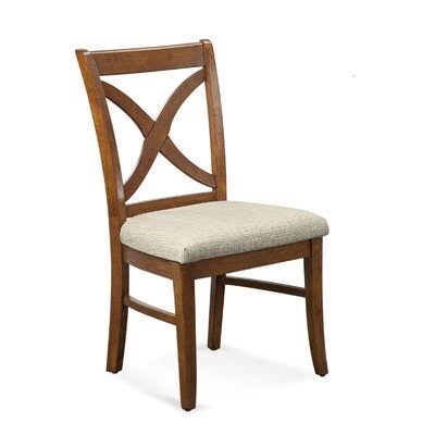 White Textured Performance Cross Back Side Chair K31521