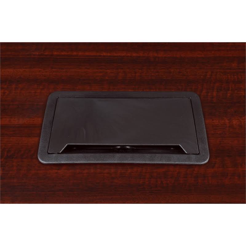 Mahogany Racetrack Conference Table with Power Data Grommet G3627