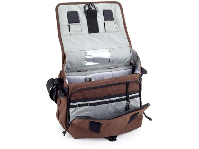 Waxed Canvas Chocolate Brown Camera Bag H69151