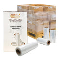 18" x 1500' Clear Cast Hand Stretch Film, 80 Gauge, 4 Rolls Z6018