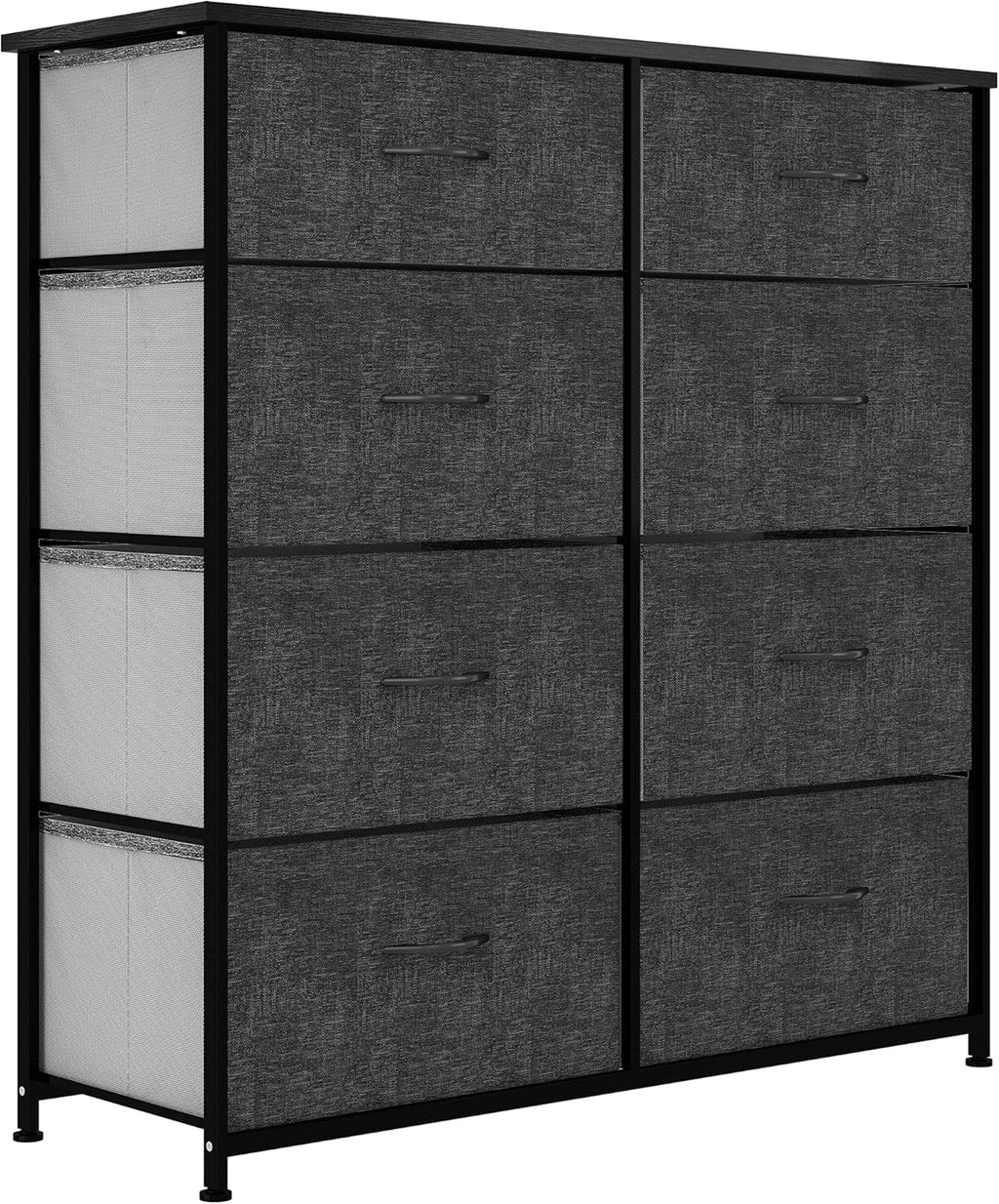 Beige 8 Drawer Fabric Storage Tower Z6516