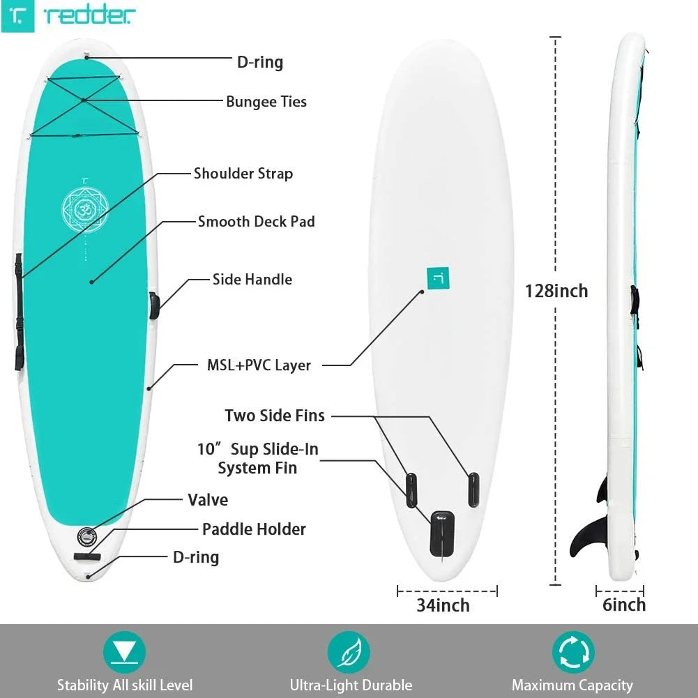 Inflatable Stand Up Paddle Board with Paddle Board Accessories S480739