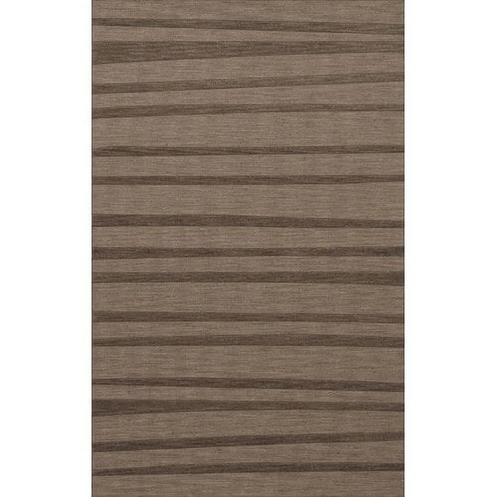 Stone Stripes Lines 12' x 15' Oval Area Rug R65793