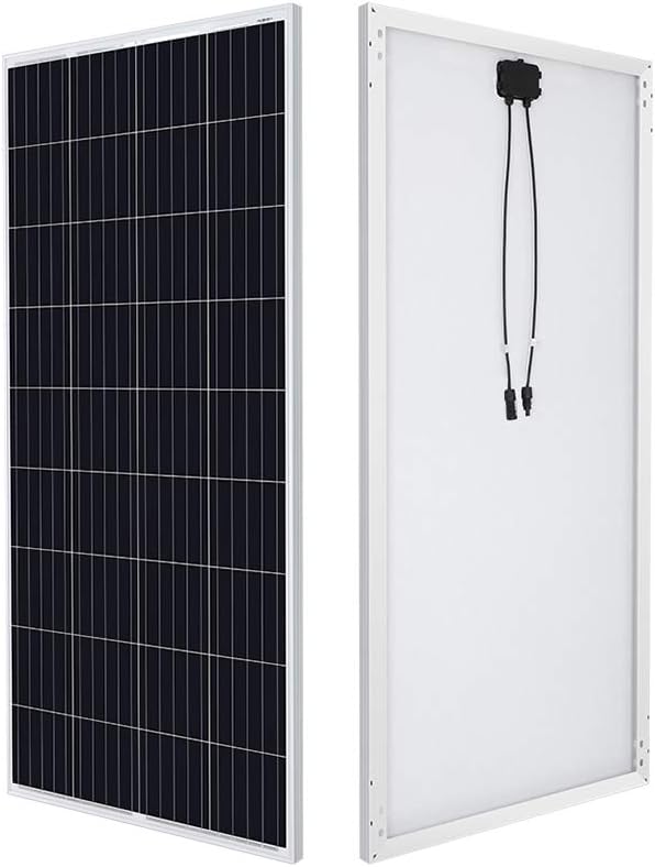 100 Watt 12V Monocrystalline Solar Panel with Solar Connectors P4437