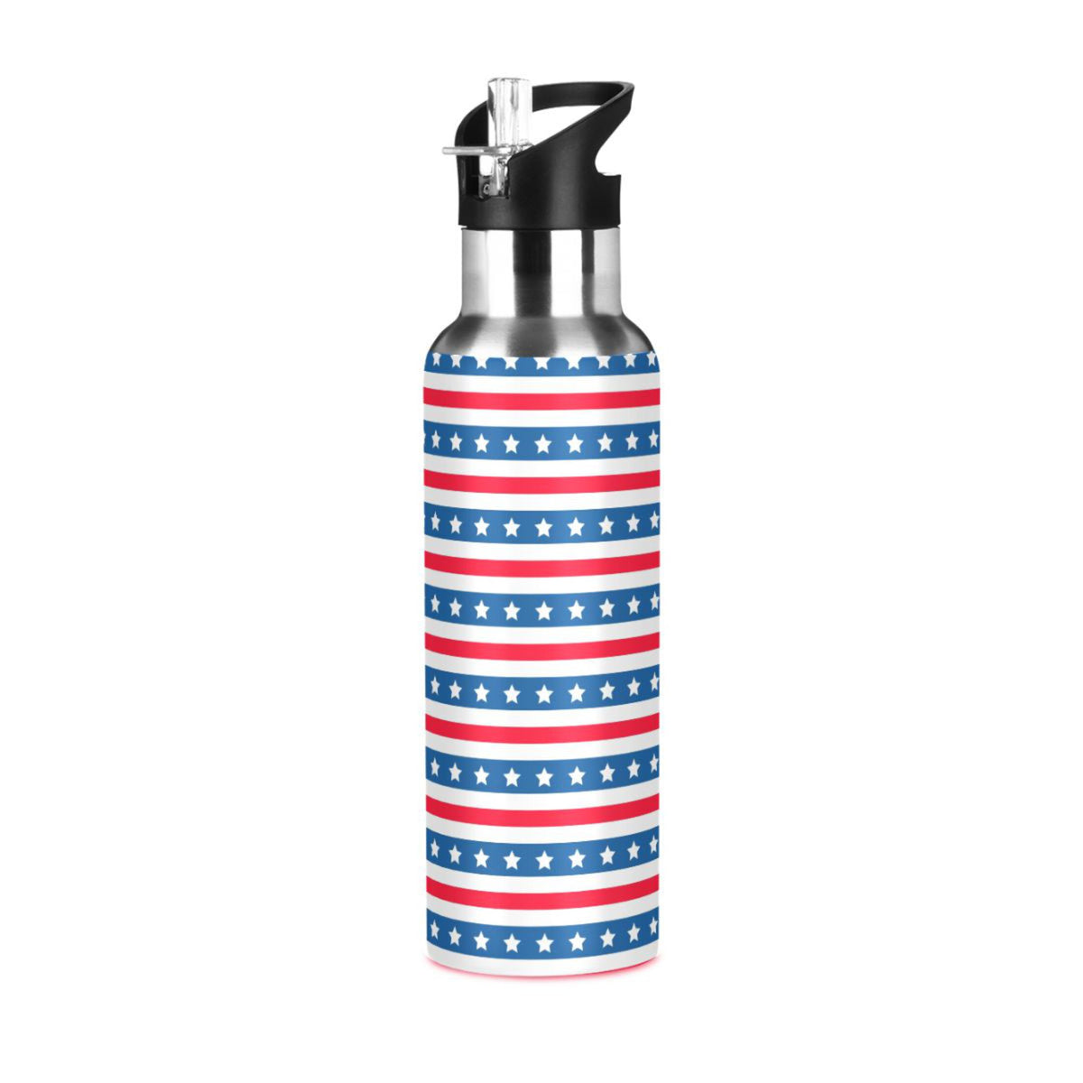 Stainless Steel Vacuum Insulated Water Bottle with Straw Lid 20 OZ R1309