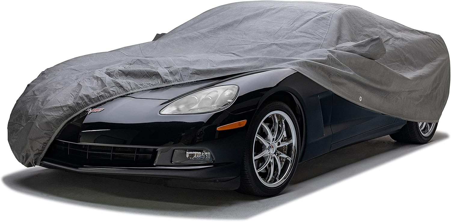 Custom 5-Layer Indoor Car Cover Gray Q7055