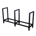 Black Steel Firewood Log Rack B708715